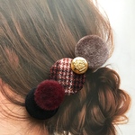 ハンドメイド ♡ヘアクリップNo.53