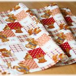 ４０ × ６０ランチョンマット　テディベア　  