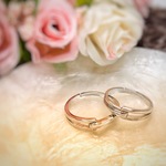 ❤即日発送 2個セット❤ シルバー925⭐ジルコニア⭐ペアリング フリーサイズ