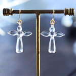 ガラスの天使オーナメントピアス/イヤリング - angel oranament earrings -　