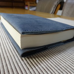 文庫本用革のブックカバー　B-1