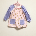 sabuzsurf様オーダー品 ピンクチェリー×ピンク♡　スモック　 3歳から5歳 