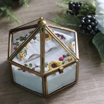 ベリーとお花のナチュラルリースリングピロー