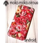 AQUOS XPERIA Galaxy ケース Xperia XZ3 XZ2 / XZ2 Compact  全機種対応 花柄