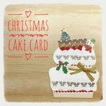 クリスマスケーキカード