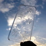 雪と氷の世界 /マイナス10℃の朝 iPhoneケース    