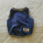 フレンチブルドッグ服　ネイビー系