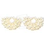 PEA-054-C【2個入り】ファンシェイプパール,fan shaped pearl