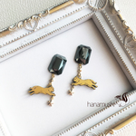 🌸新作🌸フライングキャットお星様のピアス/イヤリング