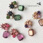 🌸新作🌸大粒スワロフスキーのビジューピアス/イヤリング