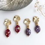 vintage flower 和レトロピアス／イヤリング