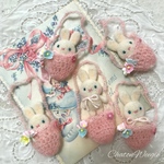 ChatonWeegie 手編みショルダー うさこBag