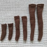 リカちゃん・ブライスの靴下3点セット 茶色