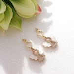 happy🍀cloverとキラキラ★エンジェル天使の樹脂フックピアス・樹脂イヤリング