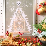 ポスター北欧物語〜「クリスマスツリーとシロクマくん（A4サイズ）/クリスマスカード1枚付き」