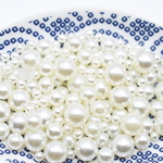 送料無料10gABSパール ミックス 穴なし 3mm/5mm/7mm S066-1