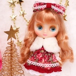 冬のちび姫バラドレスセット☆ミディブライス☆