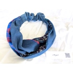 クロスターバン( denim×check )