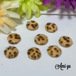 ✴︎レオパード ヒョウ柄 カボション✴︎ライトブラウン