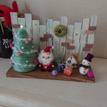 羊毛フェルトクリスマス