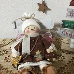 スノーマン⛄（ツリーのアップリケ）オーナメント付き