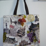 li様オーダー品：USA生地　イタリア観光名所たっぷりトートバッグ