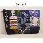 <<現品>>ミナペルホネン*パッチ*mela*choucho*ポーチsize中