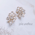 bijou pierce/earring【結婚式・パーティ・ウェディング・二次会】ビジューピアス/イヤリング