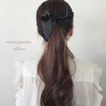 ツイストゆらゆらリボン♡選べるヘアゴム・バナナクリップ