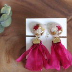 オトナかわいい・カフェオレ×シフォンタッセル