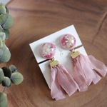 ガーリー・ピンク×シフォンタッセル