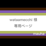 【wataamecchi様】専用ページ