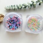 2個セット　ネイル用つぶつぶパーツ　レジン　N024-0