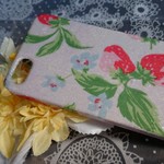 iphone5/5s用ケース <いちごパープル>