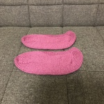 アッシュピンク☆ウールの靴下