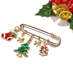 【再販】かわいいクリスマスのカブトピン