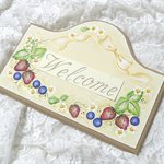 ベリーのドアプレート❤文字入れ可