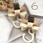 ✩ベビーカーフック✩6.Latte×Ivory