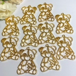 【10個】ツギハギベア  つぎはぎくまさん テディベアのレジン枠 熊の空枠