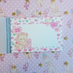 メモ帳☆キッズ　もしもしくまちゃん(love heart)