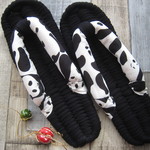 布ぞうり：rcoon-dogさまご予約品＊blackカモフラパンダ24cm