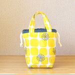 洗える♪保冷保温〇持ち手付巾着袋〇スープジャーケース