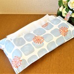 ボックスティッシュケースカバー☆タイルフラワー☆