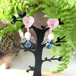 キッズイヤリング  風吹く天使イヤリング