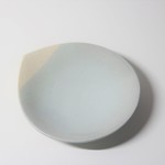 しずく型小皿（ブルー）　12-0130