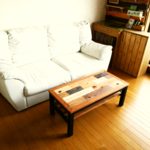 ローテーブル☆カフェテーブル☆モザイク柄☆ハンドメイド