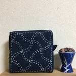 刺し子のポーチ
