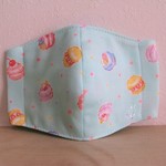子供用立体マスク　６層ガーゼ　マカロン