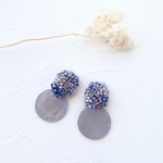 coral reef (lavender)ピアス・イヤリング　