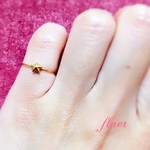 Gold Star ring☆